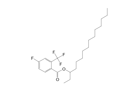 4-Fluoro-2-trifluromethylbenzoic acid, 3-pentadecyl ester