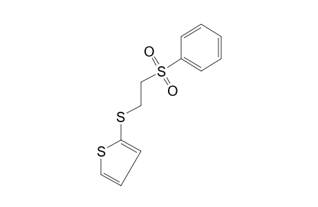 2-{[2-(phenylsulfonyl)ethyl]thio}thiophene