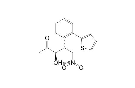 (3R,4R)-3-Hydroxy-5-nitro-4-(thien-2-ylphenyl)pentan-2-one