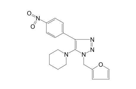 1-furfuryl-4-(p-nitrophenyl)-5-piperidino-1H-1,2,3-triazole