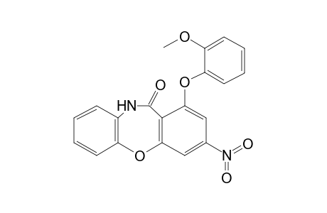 1-(2-Methoxyphenoxy)-3-nitrodibenzo[b,f][1,4]oxazepin-11(10H)-one
