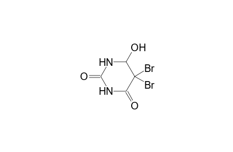 2,4(1H,3H)-Pyrimidinedione, 5,5-dibromodihydro-6-hydroxy-