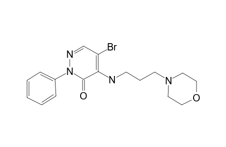 5-Bromo-4-(3-morpholin-4-yl-propylamino)-2-phenyl-2H-pyridazin-3-one