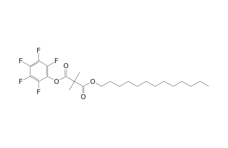 Dimethylmalonic acid, pentafluorophenyl tridecyl ester