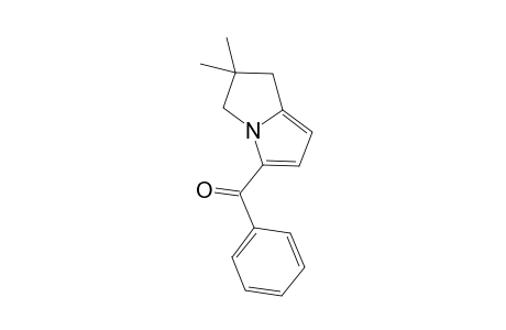 (2,2-Dimethyl-2,3-dihydro-1H-pyrrolizin-5-yl)(phenyl)]-methanone