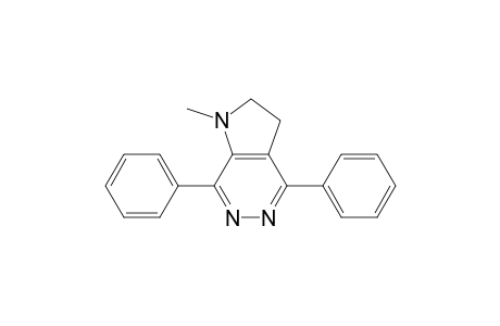 2,3-DIHYDRO-1-METHYL-4,7-DIPHENYL-PYRROLO-[2.3-D]-PYRIDAZINE