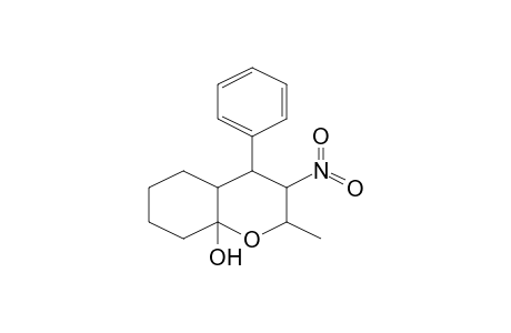 2-Methyl-3-nitro-4-phenyloctahydro-8ah-chromen-8a-ol