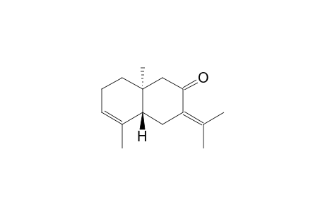 (+)-EUDESMA-3,7(11)-DIEN-8-ONE