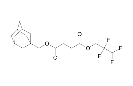 Succinic acid, (adamant-1-yl)methyl 2,2,3,3-tetrafluoropropyl ester