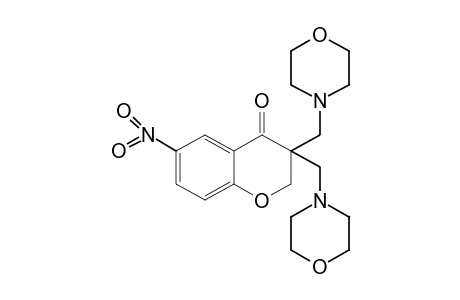 3,3-BIS(MORPHOLINOMETHYL)-6-NITRO-4-CHROMANONE