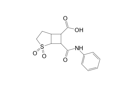 7-Phenylcarbamoyl-2-thiabicyclo[3.2.0]heptane-6-carboxyloic acid 2,2-dioxide
