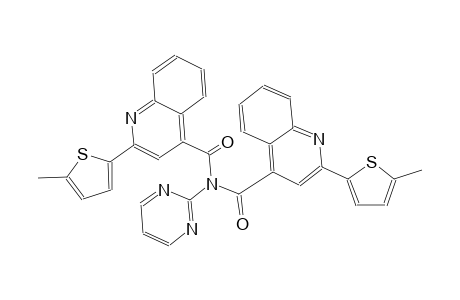 2-(5-methyl-2-thienyl)-N-{[2-(5-methyl-2-thienyl)-4-quinolinyl]carbonyl}-N-(2-pyrimidinyl)-4-quinolinecarboxamide