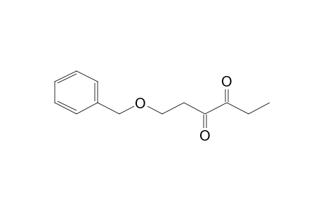 3,4-Hexanedione, 1-(phenylmethoxy)-