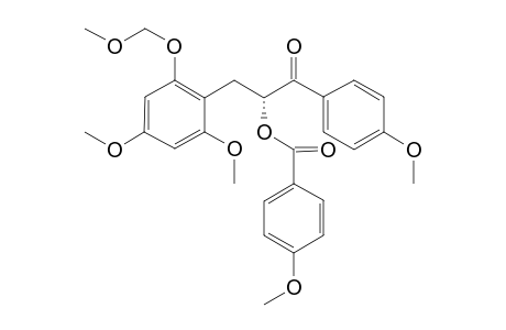 (.alpha.R)-4,4',6'-Trimethoxy-.alpha.-O-(4-methoxybenzoyl)-2'-O-methoxymethyldihydrochalcone