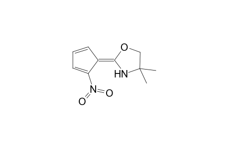 (E)-2-(2-Nitrocyclopentadienylidene)-4,4-dimethyl-1,3-oxazolidene