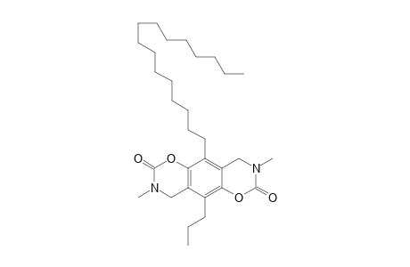 1,3-Oxazino[6,5-g][1,3]benzoxazine-2,7-dione, 5-hexadecyl-3,4,8,9-tetrahydro-3,8-dimethyl-10-propyl-