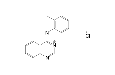 4-(o-toluidino)quinazoline, monohydrochloride