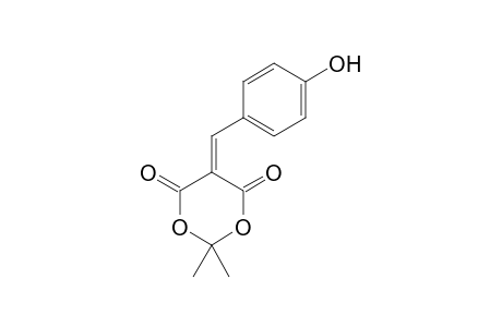 5-(4-Hydroxybenzylidene)-2,2-dimethyl-1,3-dioxane-4,6-dione