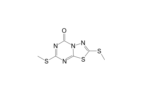 2,7-Bis(methylsulfanyl)-5H-[1,3,4]thiadiazolo[3,2-a][1,3,5]triazin-5-one