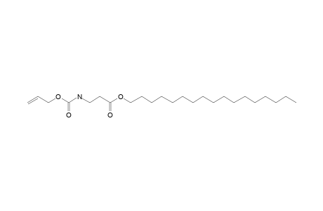 .beta.-Alanine, N-allyloxycarbonyl-, heptadecyl ester