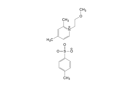 2,4-dimethyl-1-(2-methoxyethyl)pyridinium p-toluenesulfonate