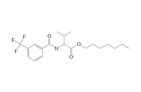 L-Valine, N-(3-trifluoromethylbenzoyl)-, heptyl ester