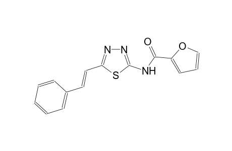 N-{5-[(E)-2-phenylethenyl]-1,3,4-thiadiazol-2-yl}-2-furamide