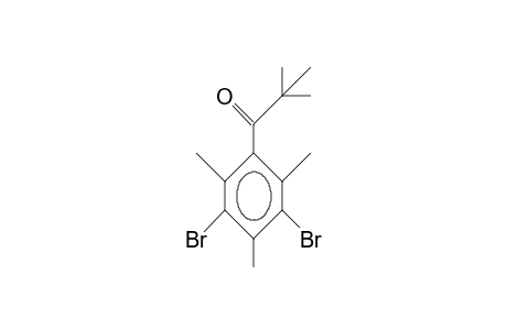 3,5-DIBROM-2,4,6-TRIMETHYLPIVALOPHENON