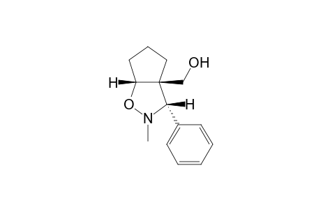 (3S,3aR,6aR)-3a-(Hydroxymethyl)-2-methyl-3-phenylcyclopenta[d]isoxazolidine