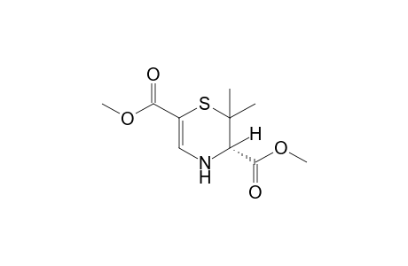 5,6-dihydro-6,6-dimethyl-4H-1,4-thiazine-2,5-dicarboxylic acid, dimethyl ester