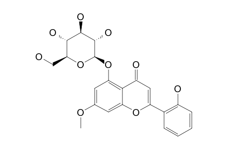 ECHIOIDININ-5-O-BETA-D-GLUCOPYRANOSIDE