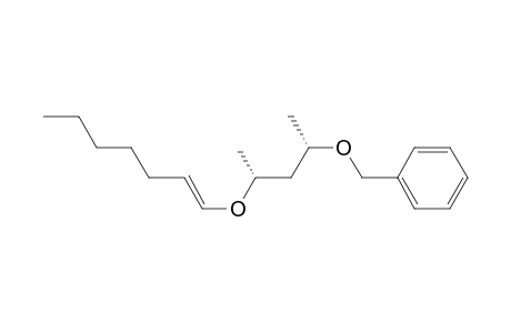 rel-(1'R,3'S)-(E)-1-(3'-(Benzyloxy)-1'-methylbutoxy)-1-heptene