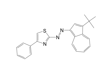 2-[(3-TERT.-BUTYLAZULEN-1-YL)-DIAZENYL]-4-PHENYL-1,3-THIAZOLE