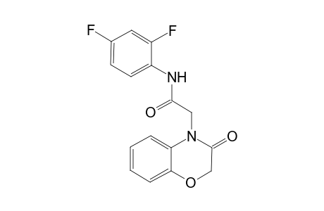 2H-1,4-benzoxazine-4-acetamide, N-(2,4-difluorophenyl)-3,4-dihydro-3-oxo-