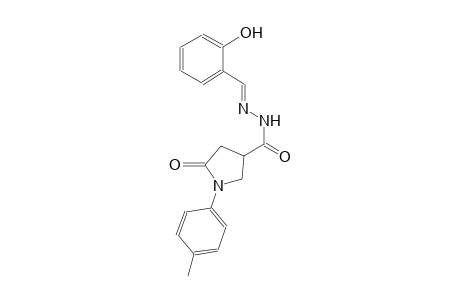 N'-[(E)-(2-hydroxyphenyl)methylidene]-1-(4-methylphenyl)-5-oxo-3-pyrrolidinecarbohydrazide