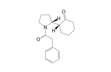 (2R*,2'R*) and (2S*,2',S*)-2'-[1"-(Phenylacetyl)-2-pyrrolidinyl]-cyclohexanone