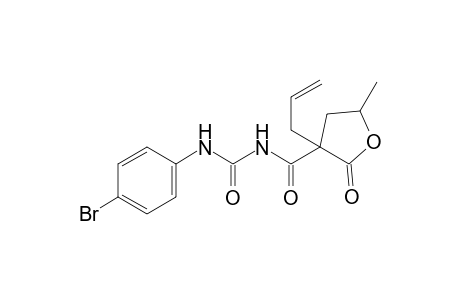 1-(3-allyl-5-methyl-2-oxotetrahydro-3-furoyl)-3-(p-bromophenyl)urea