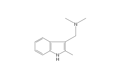3-[(dimethylamino)methyl]-2-methylindole