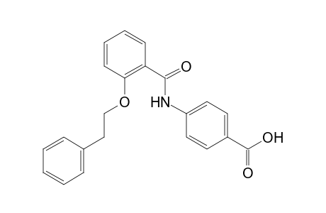 p-[o-(phenethyloxy)benzamido]benzoic acid