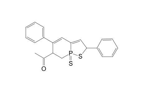 3-Acetyl-4,8-diphenyl-9-thia-1-phosphabicyclo[4.3.0]nona-4,6-diene 1-sulfide