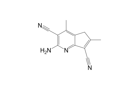 2-Amino-4,6-dimethyl-5H-cyclopenta[b]pyridine-3,7-dicarbonitrile