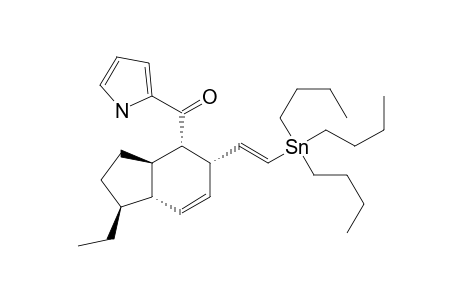 (1S,3aR,4S,5R,7aS)-1-Ethyl-5-[(E)-2-(tri-n-butylstannyl)vinyl]-4-(2-pyrrolylcarbonyl)-2,3,3a,4,5,7a-hexahydro-1H-indene