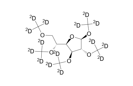 Trideuteriomethyl 2,3,5,6-tetra-O-trideuteriomethyl-.beta.-D-glucofuranoside