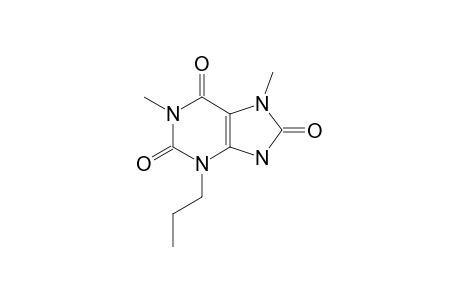 1,7-Dimethyl-3-propyl-9H-purine-2,6,8-trione