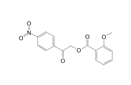 2-Methoxy-benzoic acid 2-(4-nitro-phenyl)-2-oxo-ethyl ester