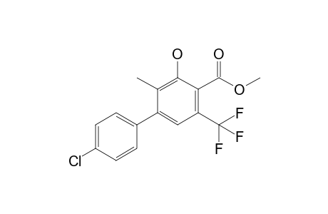 Methyl 4'-chloro-3-hydroxy-2-methyl-5-(trifluoromethyl)biphenyl-4-carboxylate