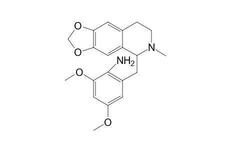 1-[(2-AMINO-3,5-DIMETHOXYPHENYL)-METHYL]-6,7-METHYLENEDIOXY-1,2,3,4-TETRAHYDRO-N-METHYL-ISOQUINOLINE