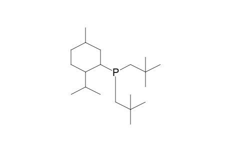 Phosphine, bis(2,2-dimethylpropyl)[2(or 5)-methyl-5(or 2)-(1-methylethyl)cyclohexyl]-
