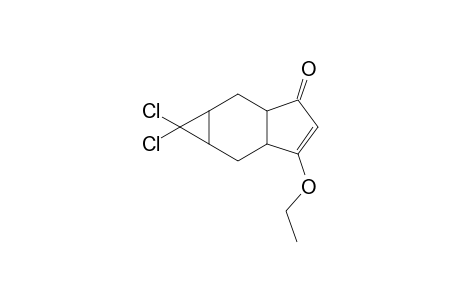 1,1-Dichloro-5-ethoxy-1a,2,3a,5a.6.6a-hexahydro-1H,3H-cycloprop[f]indene-3-one