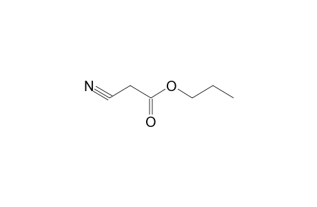 cyanoacetic acid, propyl ester